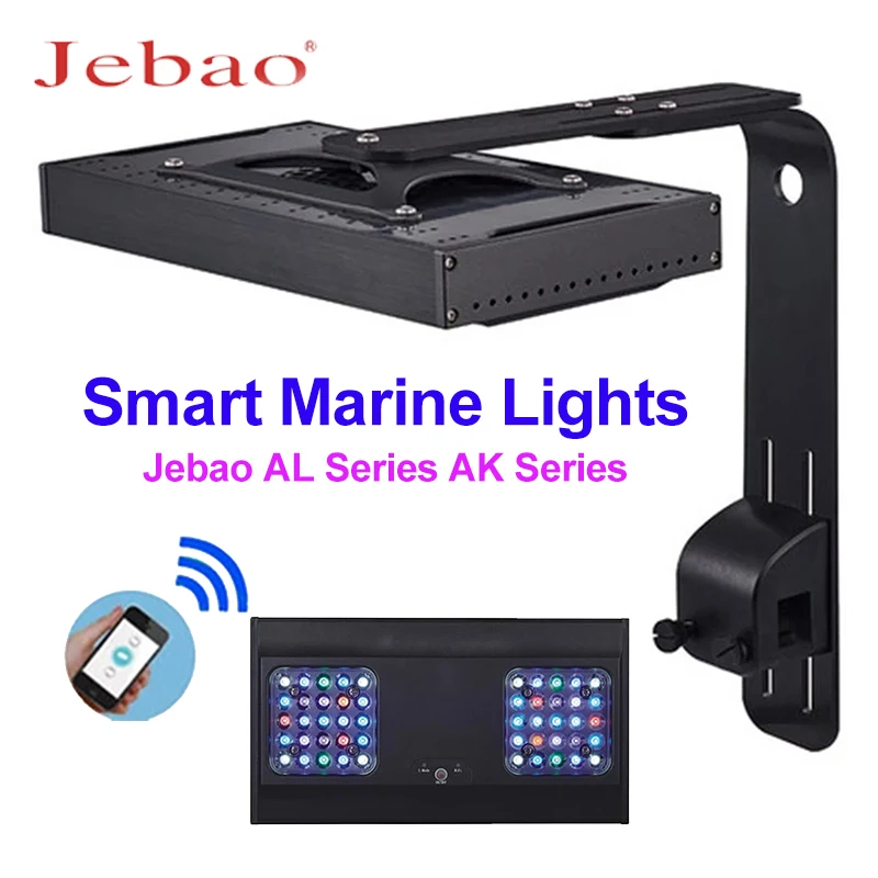 

2022 Jebao ML AL серия AK Коралловая лампа риф светодиодная фотография блестящая подсветка пресноводный и морской аквариум WiFi + модель приложения