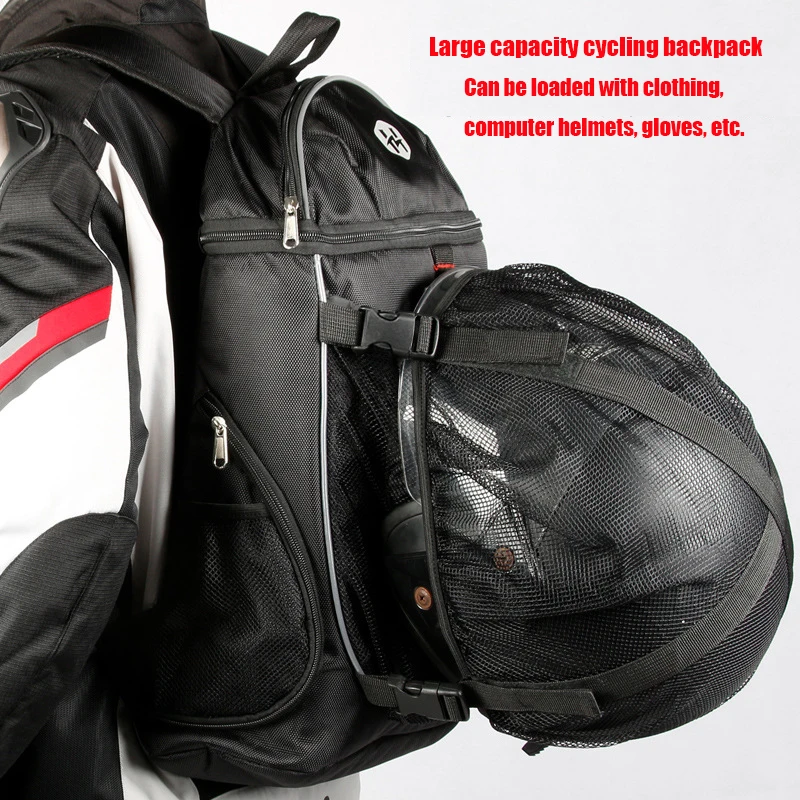 Black Motorcycle Backpack Men Helmet Bag Riding Bags Large Capacity Cycling Backpack Can be Loaded With Clothing Computer Helme
Black Motorcycle Backpack Men Helmet Bag Riding Bags Large Capacity Cycling Backpack Can be Loaded With Clothing Computer Helme