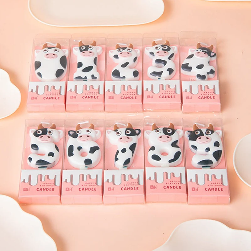 1Pc Milk Cow Number 0-9 Kid Birthday Candle Zodiac Cake Topper Animal Baking Decor Wedding Dessert Cupcake Cake Party Supplies
1Pc Milk Cow Number 0-9 Kid Birthday Candle Zodiac Cake Topper Animal Baking Decor Wedding Dessert Cupcake Cake Party Supplies