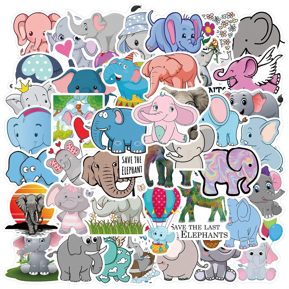 10/30/50 PCS Cartoon Animal Elephant Graffiti Stickers for Luggage Guitar Fridge Laptop Travel Luggage Cool Decal DIY Baby Toy
10/30/50 PCS Cartoon Animal Elephant Graffiti Stickers for Luggage Guitar Fridge Laptop Travel Luggage Cool Decal DIY Baby Toy
