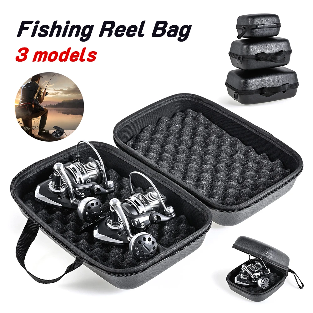 EVA Fishing Reel Bag Shockproof Waterproof Reel Protective Case Fishing Tackle Elastic Cotton Storage Case For 1-2 Fishing Reel
EVA Fishing Reel Bag Shockproof Waterproof Reel Protective Case Fishing Tackle Elastic Cotton Storage Case For 1-2 Fishing Reel