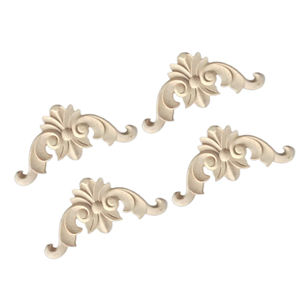Wood Applique Furniture Decorative Onlays Appliques Onlay Door Carved Corner Decoration Bed Rose Wooden Home Cabinet Unpainted 
Wood Applique Furniture Decorative Onlays Appliques Onlay Door Carved Corner Decoration Bed Rose Wooden Home Cabinet Unpainted