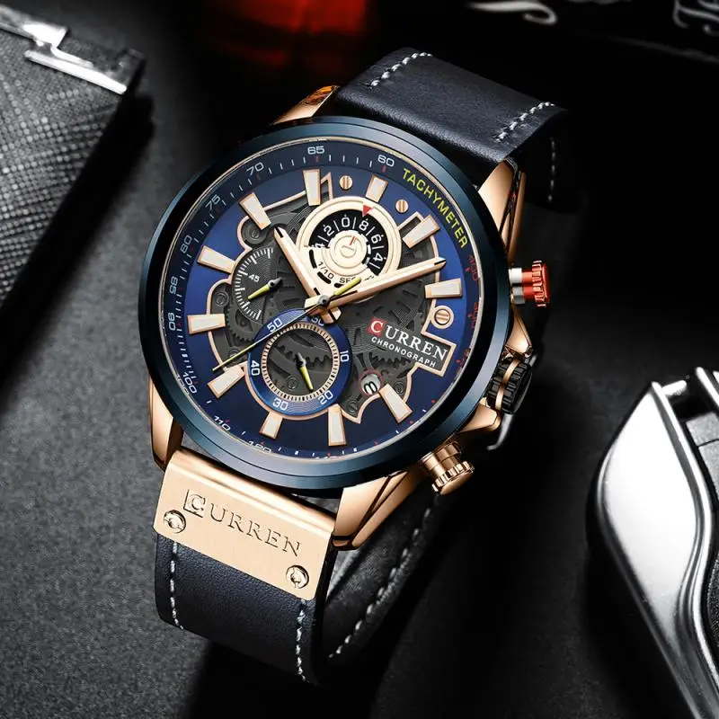 Curren Big Dial Watches Mens Top Brand Luxury Watches Blue Quartz Military Watch Men's Watch Relogio Masculino
Curren Big Dial Watches Mens Top Brand Luxury Watches Blue Quartz Military Watch Men's Watch Relogio Masculino