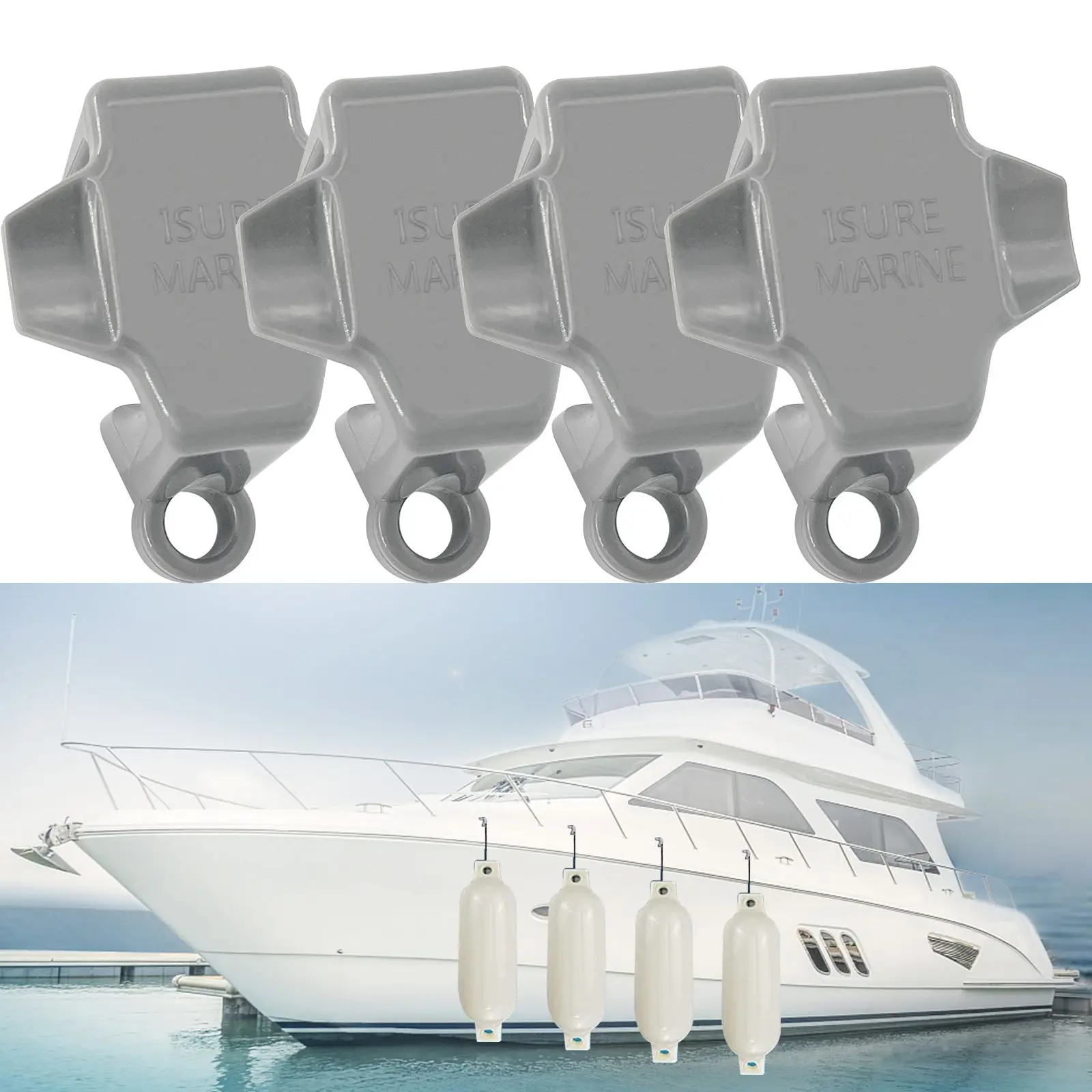4Pcs Pontoon Boat Square Rail Mount Boats Fenders Clips Fender Bumpers Dock Bumper Holder Water Sports Parts
4Pcs Pontoon Boat Square Rail Mount Boats Fenders Clips Fender Bumpers Dock Bumper Holder Water Sports Parts