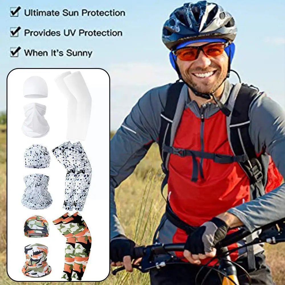 Sunscreen Ice Silk Sleeve Bicycle Riding Cap Outdoor Windproof Sports Cap Multi-functional Scarf For Men And Women Q9x2
Sunscreen Ice Silk Sleeve Bicycle Riding Cap Outdoor Windproof Sports Cap Multi-functional Scarf For Men And Women Q9x2