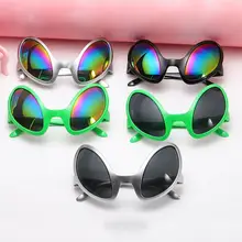 New Alien Glasses Funny Holiday Party Sunglasses Halloween Adults Kid Party Supplies Rainbow Lenses ET Sun Glasses Shades