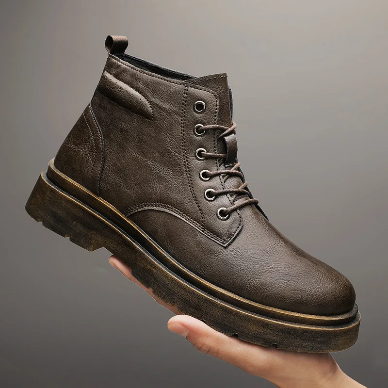 Men Boots Lace Up Ankle Boots For Men Soft Men Sneakers Outdoor Hiking Boots Male Vintage Work Shoes Zapatos De Hombre
Men Boots Lace Up Ankle Boots For Men Soft Men Sneakers Outdoor Hiking Boots Male Vintage Work Shoes Zapatos De Hombre