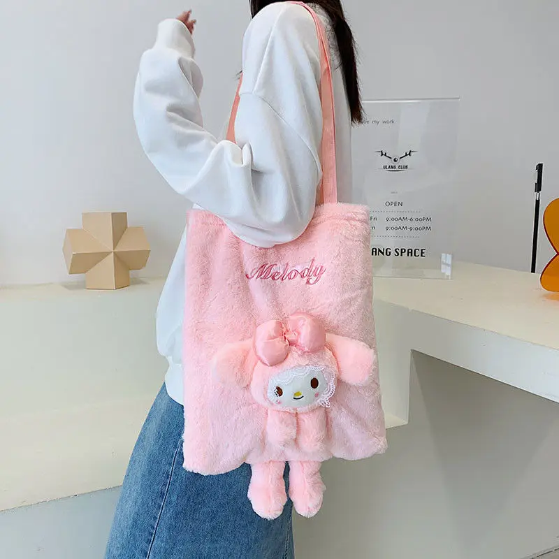 Hello Kitty Winter Plush Cute White Hello Kitty Pink Jk Girls Shoulder Bag Fashion Plush Ladies Messenger Bag 
Hello Kitty Winter Plush Cute White Hello Kitty Pink Jk Girls Shoulder Bag Fashion Plush Ladies Messenger Bag