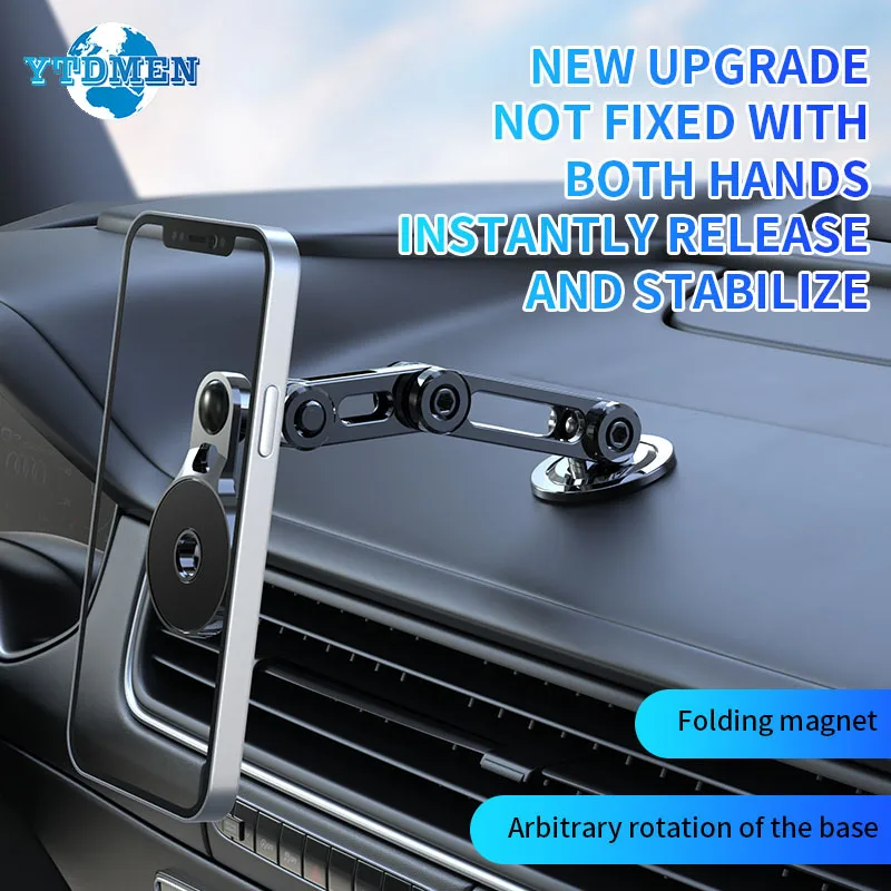 Magnetic Car Mount Universal GPS Navigation Bracket Multi-Functional 360 Rotation Phone Holder Stand For iPhone Samsung
Magnetic Car Mount Universal GPS Navigation Bracket Multi-Functional 360 Rotation Phone Holder Stand For iPhone Samsung