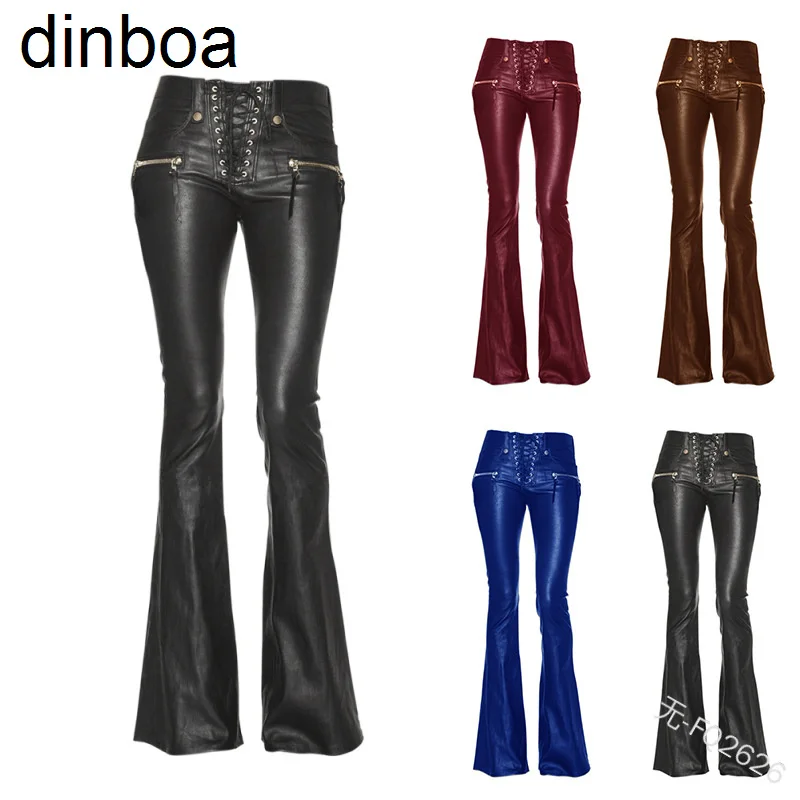 

Dinboa-2023 New Style Casual Trousers for Women's Slim Flared Trousers for Women's Wear Fq2626