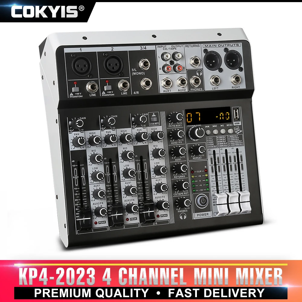 Горячая Распродажа Audio микшер звук 2x моно стерео вход 4-канальная Цифровая микшерная консоль для DJ студии сценические характеристики Новинка 2023 хорошо
Горячая Распродажа Audio микшер звук 2x моно стерео вход 4-канальная Цифровая микшерная консоль для DJ студии сценические характеристики Новинка 2023 хорошо