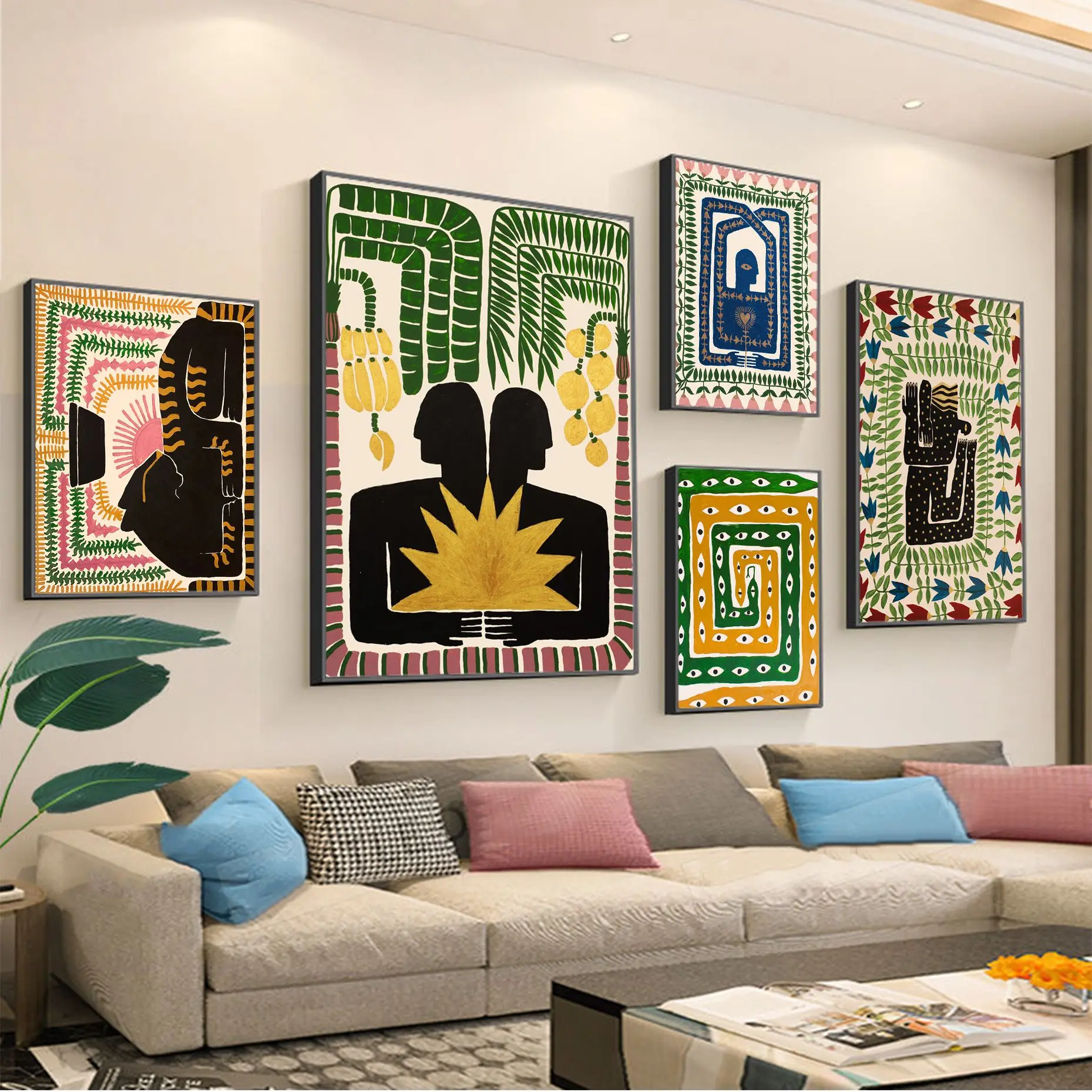 Ancient Egypt Colorful Abstract Painting Tiger and Leopard Poster Waterproof Paper Sticker Coffee House Decor Art Wall Stickers
Ancient Egypt Colorful Abstract Painting Tiger and Leopard Poster Waterproof Paper Sticker Coffee House Decor Art Wall Stickers