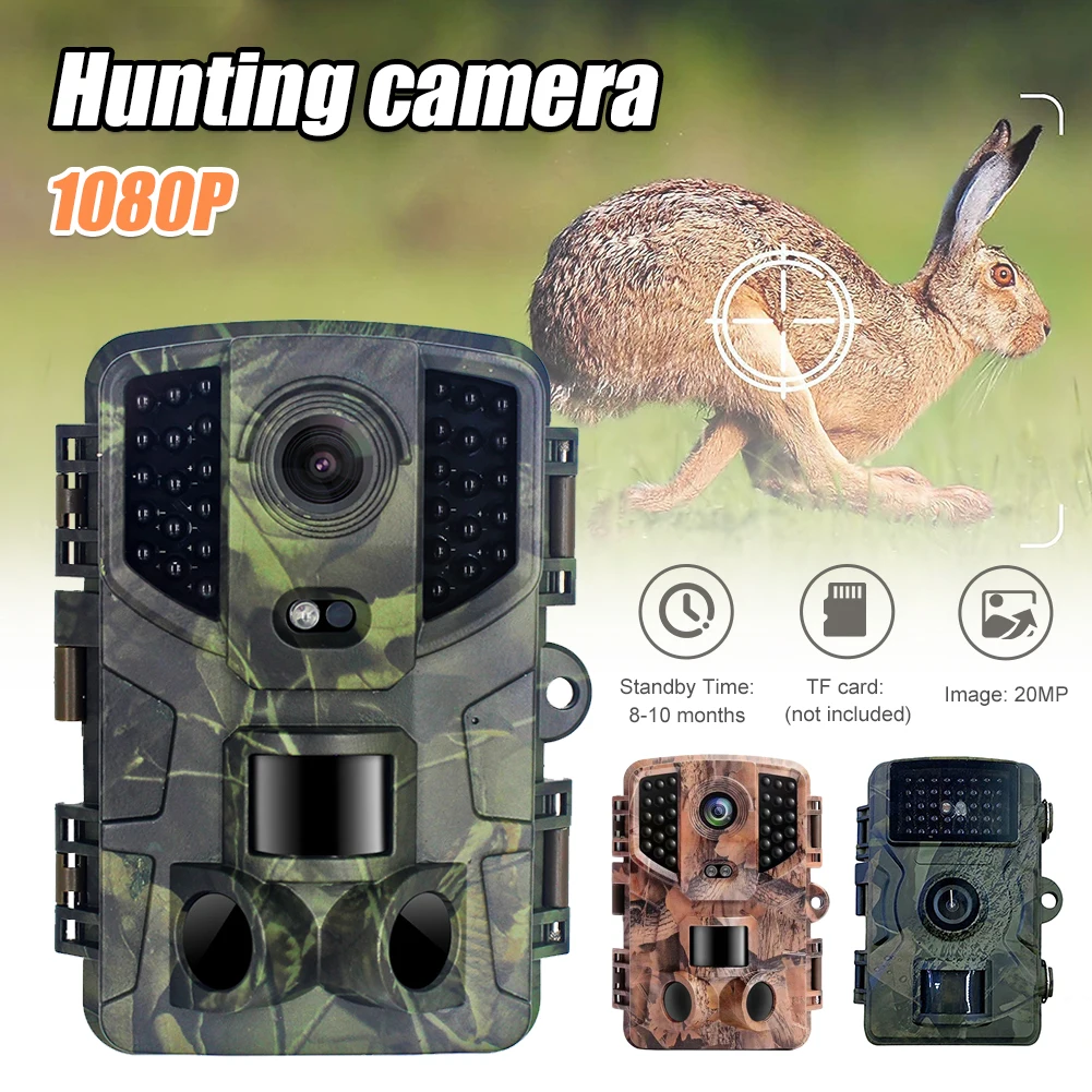 Hunting Trail Camera 1080P Waterproof Infrared Night Vision Outdoor Motion Activated Wildlife Monitoring Scouting Hunting Camera
Hunting Trail Camera 1080P Waterproof Infrared Night Vision Outdoor Motion Activated Wildlife Monitoring Scouting Hunting Camera