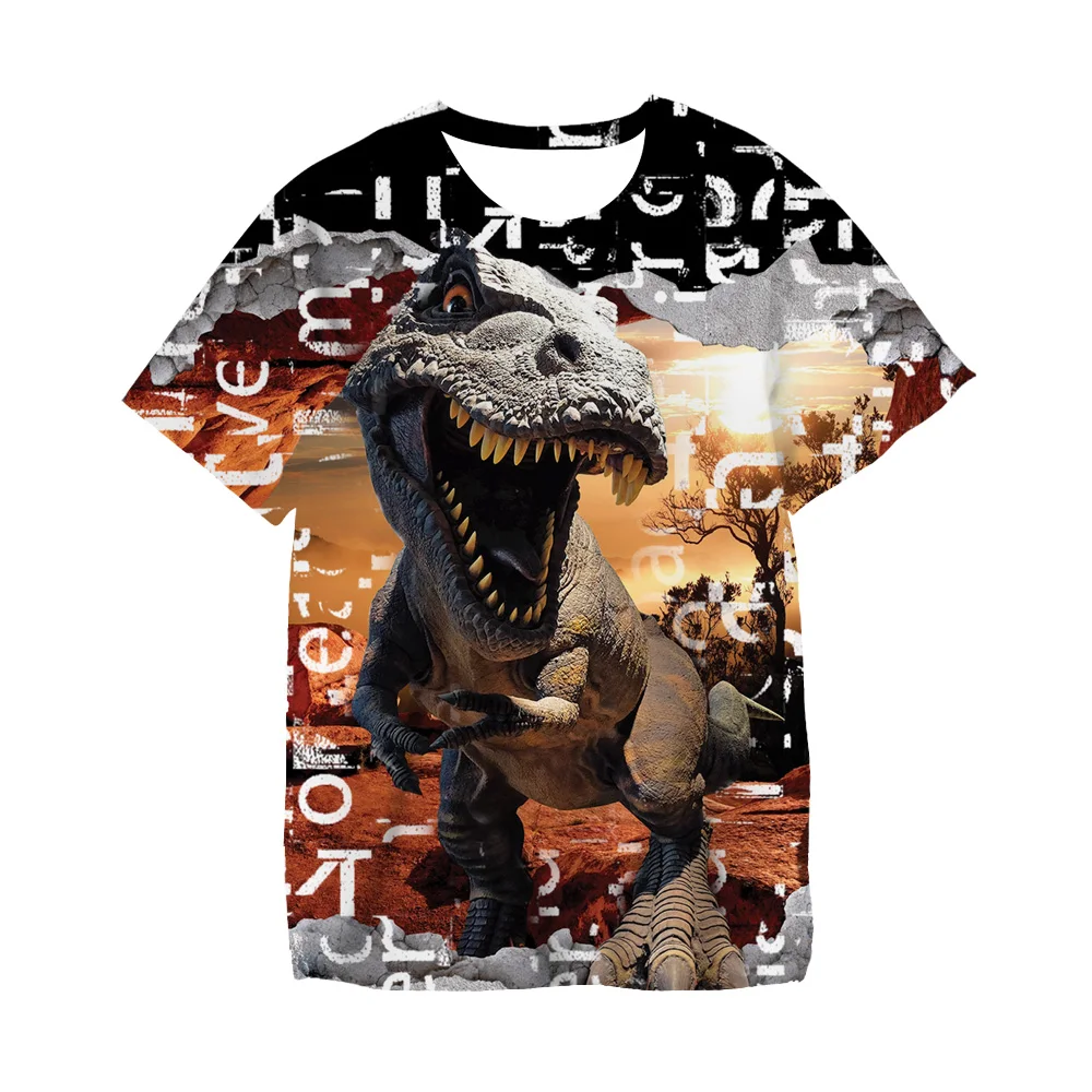 Funny Printing T-shirt Animal Dinosaur 3D Printed Kids T Shirt Fashion Casual Cartoons T-shirt Boys Girls Children's clothing
Funny Printing T-shirt Animal Dinosaur 3D Printed Kids T Shirt Fashion Casual Cartoons T-shirt Boys Girls Children's clothing