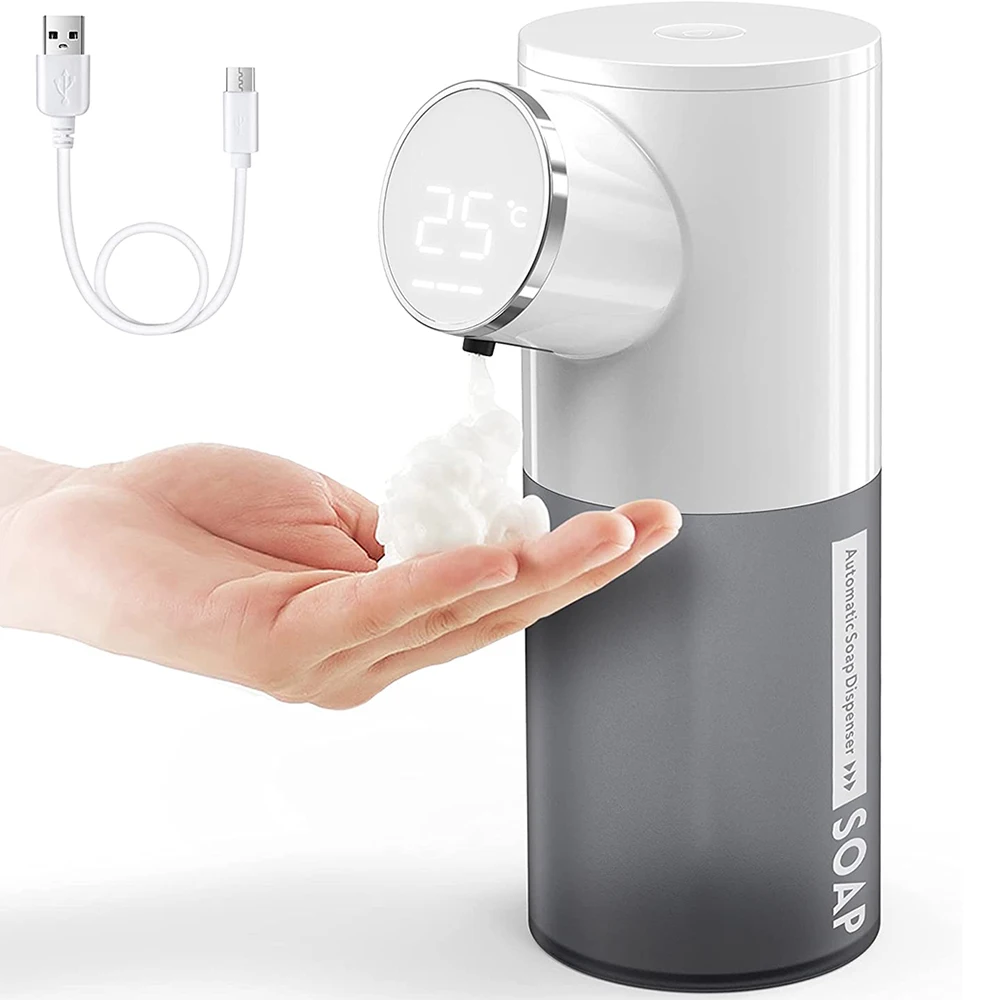 Automatic Liquid Soap Dispenser Cleaning Sensor Foam Machine with Temperature Display USB Rechargeable Hand Sanitizer Dispenser
Automatic Liquid Soap Dispenser Cleaning Sensor Foam Machine with Temperature Display USB Rechargeable Hand Sanitizer Dispenser