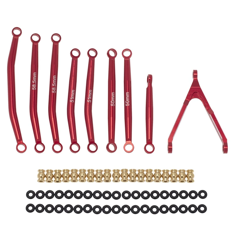 CNC High Clearance Chassis Link Rod And Steering Rod For Axial SCX24 AXI00001 C10 JLU Bronco 1/24 RC Car Upgrade Parts
CNC High Clearance Chassis Link Rod And Steering Rod For Axial SCX24 AXI00001 C10 JLU Bronco 1/24 RC Car Upgrade Parts