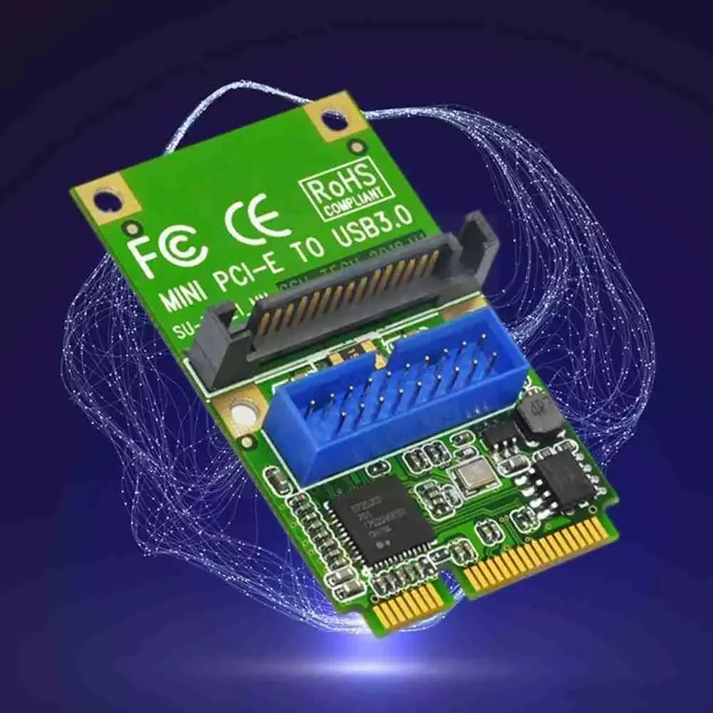Mini PCIE до 19pin 20pin Usb 3,0 Расширительная плата для Windows Win8/для Linux/2003 Для Win7 XP Vista Win10 / B7O0
Mini PCIE до 19pin 20pin Usb 3,0 Расширительная плата для Windows Win8/для Linux/2003 Для Win7 XP Vista Win10 / B7O0