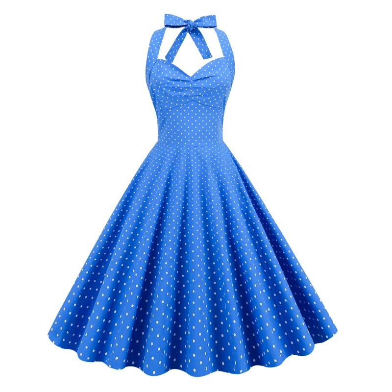 Rosielars 2023 Summer Bodycon Women Dress Lady Sleeveless Dot Swing Midi Dresses Casual Backless Tunic Vintage A Dress Vestidos
Rosielars 2023 Summer Bodycon Women Dress Lady Sleeveless Dot Swing Midi Dresses Casual Backless Tunic Vintage A Dress Vestidos