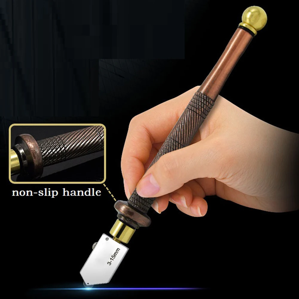 175mm Diamond Glass Cutter Tile Cutting Pen Alloy Cutting Wheel Metal Handle Head For Glass Mirror Tile Cutting Hand Tools
175mm Diamond Glass Cutter Tile Cutting Pen Alloy Cutting Wheel Metal Handle Head For Glass Mirror Tile Cutting Hand Tools