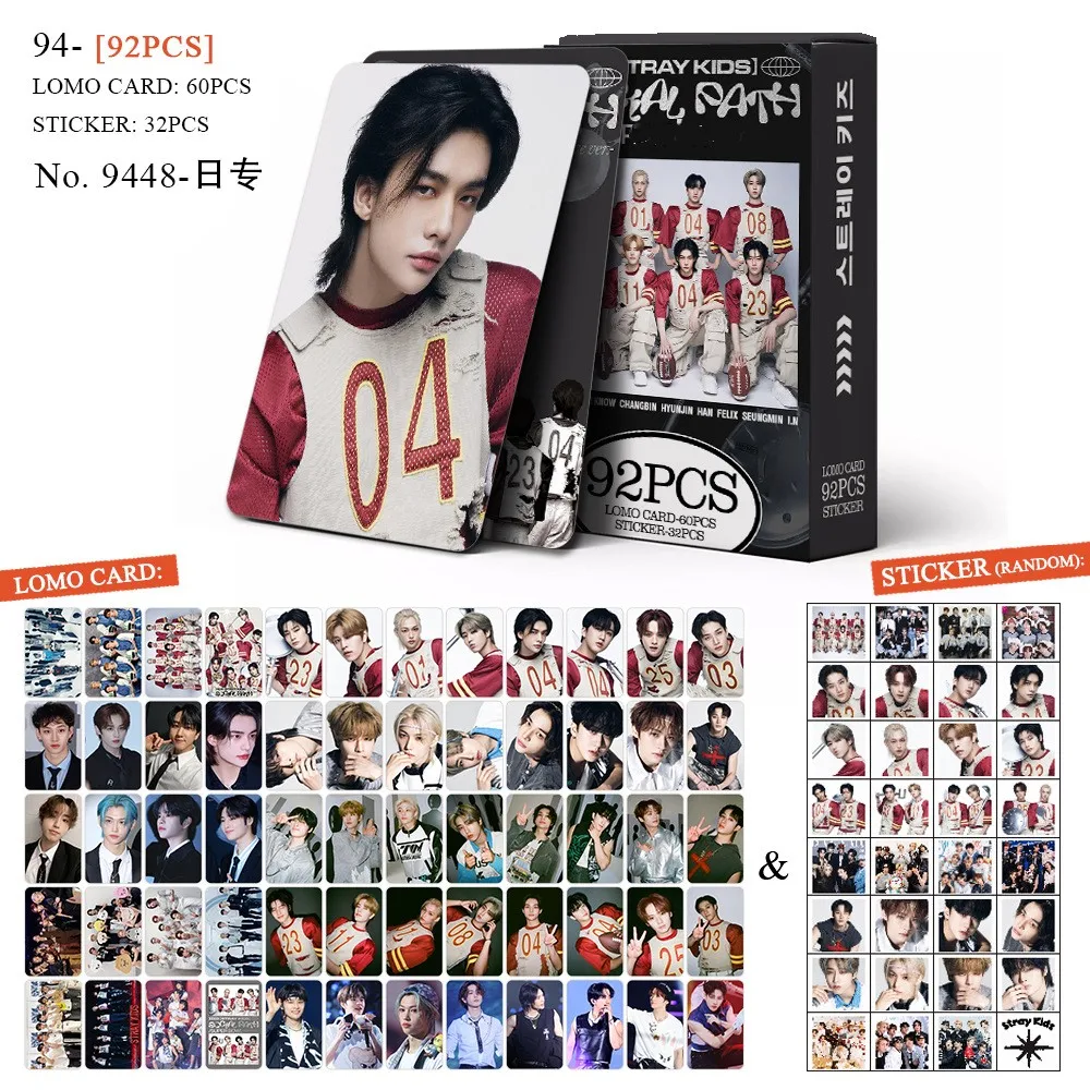 92pcs/Set NEW KPOP STRAY KIDS Social Path Lomo Card High Quality HD Double Side Print Photo Cards HAN FELIX Fans Collection Gift
92pcs/Set NEW KPOP STRAY KIDS Social Path Lomo Card High Quality HD Double Side Print Photo Cards HAN FELIX Fans Collection Gift