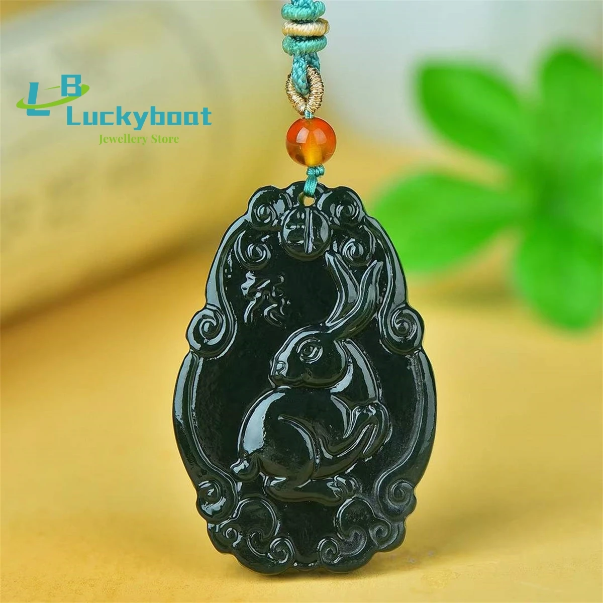 Natural Hotan Jade Zodiac Rabbit's Birthday Pendant Simple and Generous Personality Fashion Versatile Exquisite Men and Women
Natural Hotan Jade Zodiac Rabbit's Birthday Pendant Simple and Generous Personality Fashion Versatile Exquisite Men and Women