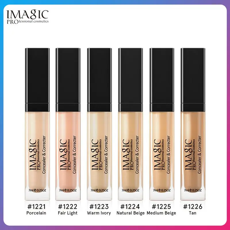 

IMAGIC Silky Concealer Stick Liquid Foundation To Cover Spots Acne Marks Dark Circles Waterproof Long-lasting Face Makeup TSLM2