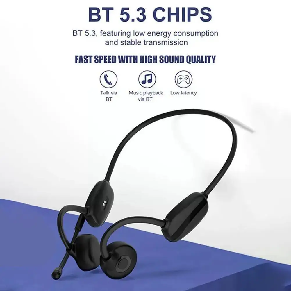Bone Conduction Phones With Mic Bluetooth 5.3 Ear Earphones Waterproof With Noise-cancellation Wireless Phones K9q8
Bone Conduction Phones With Mic Bluetooth 5.3 Ear Earphones Waterproof With Noise-cancellation Wireless Phones K9q8