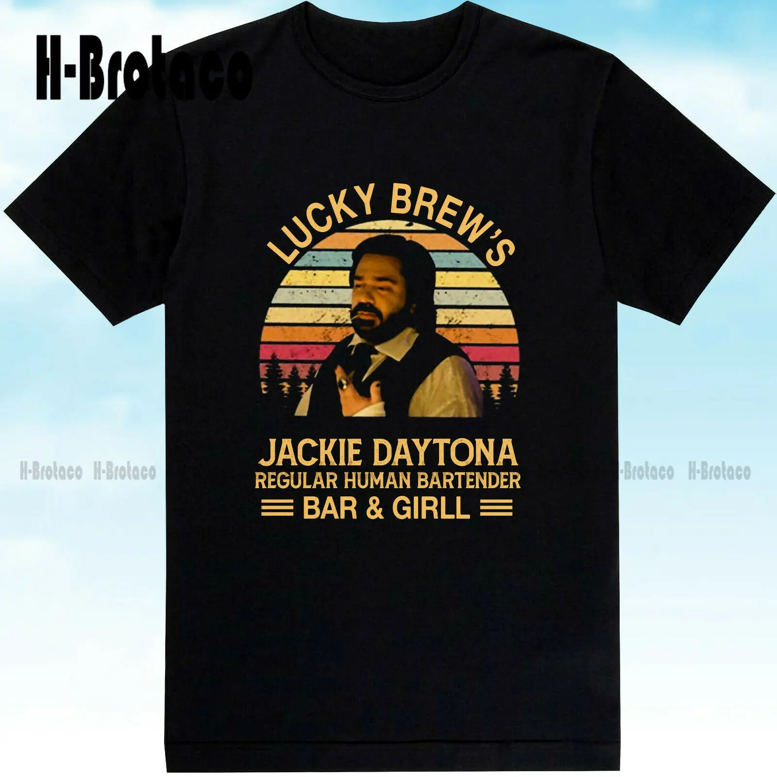 

Lucky Brew'S Джеки Дейтона, что мы делаем в тени, Винтажная футболка на заказ, Aldult Подростковая унисекс футболка с цифровой печатью, Новинка
