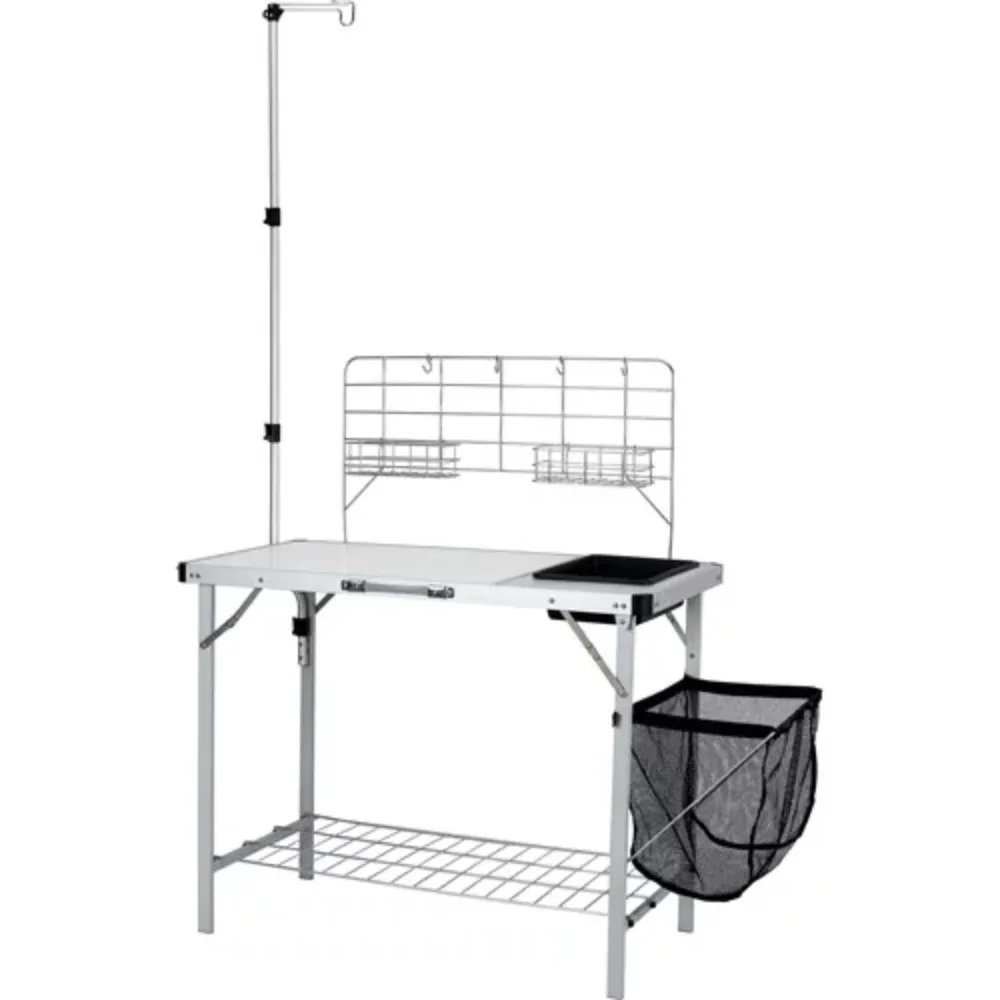 Outdoor Table Camping Tables Silver 39 L in X 19.7 W in X 76 H in Camping Equipment and Accessories Portable Folding Tables
Outdoor Table Camping Tables Silver 39 L in X 19.7 W in X 76 H in Camping Equipment and Accessories Portable Folding Tables