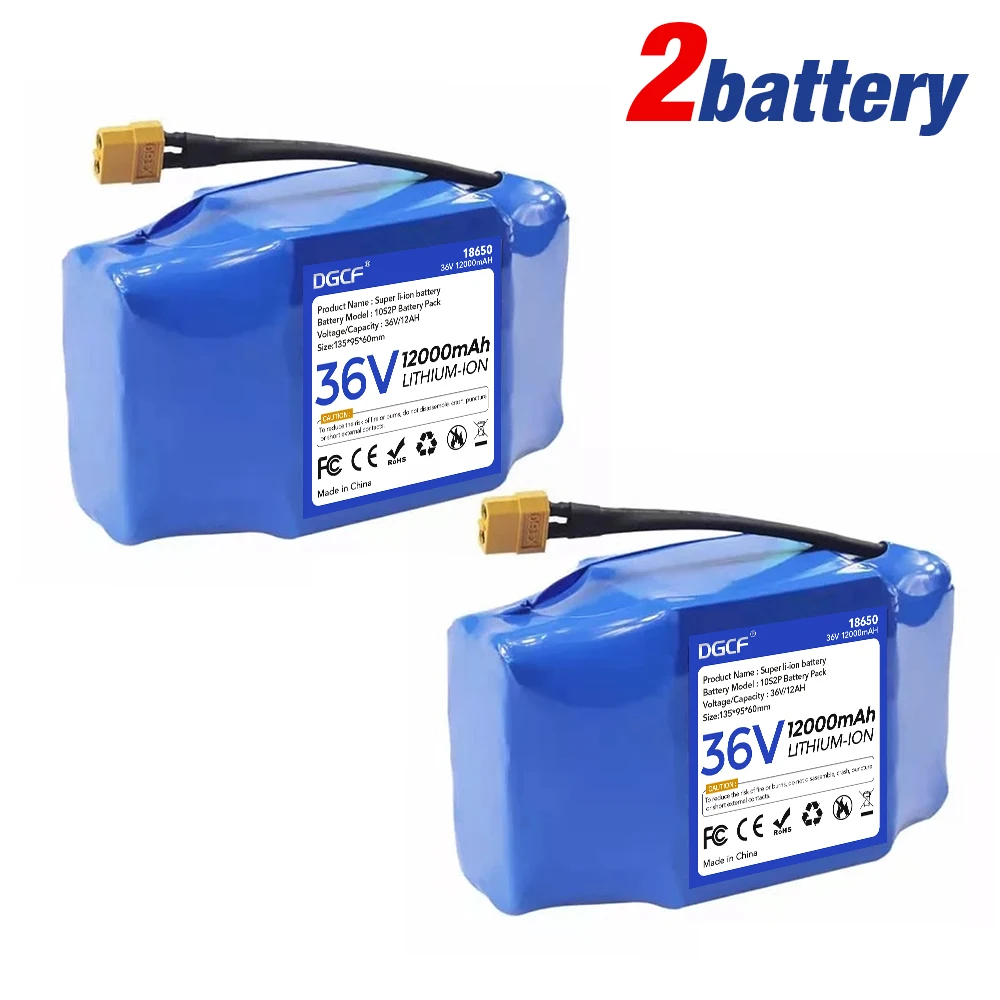 Original 36v 98Ah12Ah Rechargeable Lithium Battery 10S2P 12000mAh 18650 Electric Self Balancing Scooter Hoverboard Batteries
Original 36v 98Ah12Ah Rechargeable Lithium Battery 10S2P 12000mAh 18650 Electric Self Balancing Scooter Hoverboard Batteries