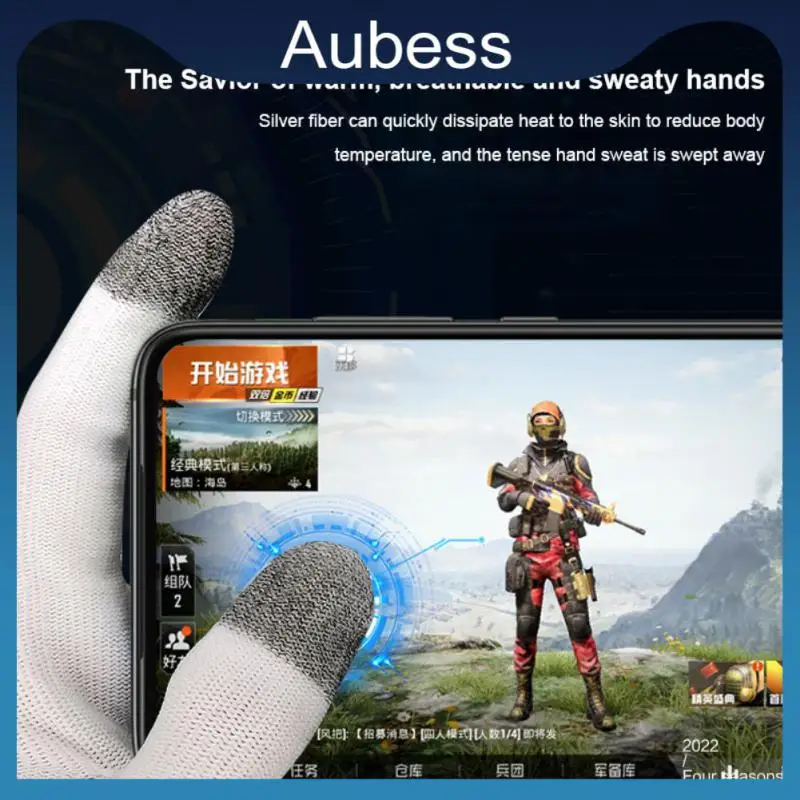 Game Gloves Sensitive Portable Thumb Fingertip Sleeves Sweat-proof Breathable Game Finger Cots Gaming Accessorie Finger Cover
Game Gloves Sensitive Portable Thumb Fingertip Sleeves Sweat-proof Breathable Game Finger Cots Gaming Accessorie Finger Cover