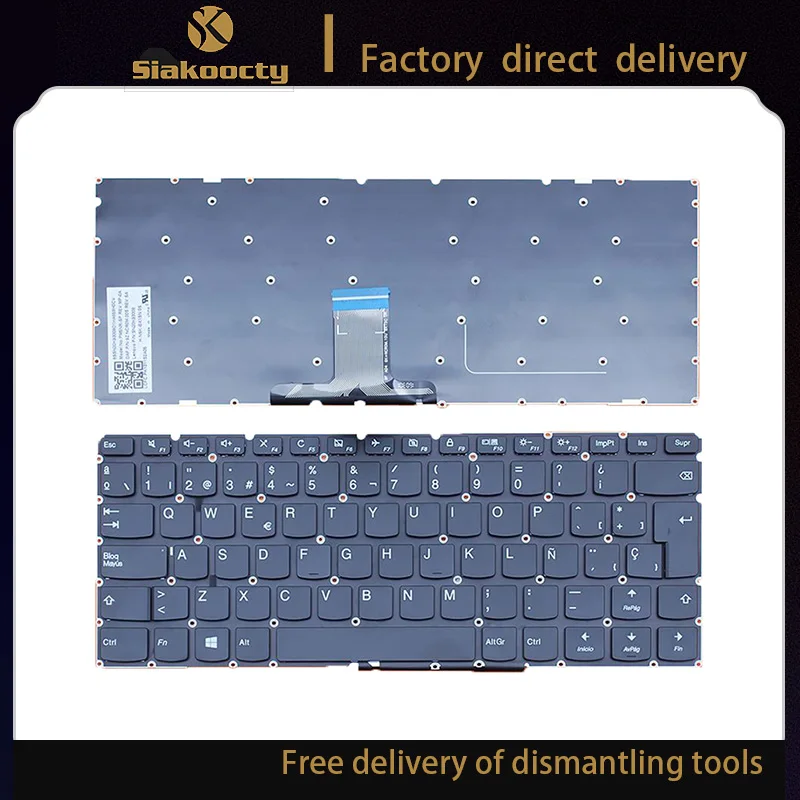 keyboard for LENOVO IdeaPad 110-14 110-14ibr 110-14AST Black Spanish SP 310-14 310S-14 510-14
keyboard for LENOVO IdeaPad 110-14 110-14ibr 110-14AST Black Spanish SP 310-14 310S-14 510-14