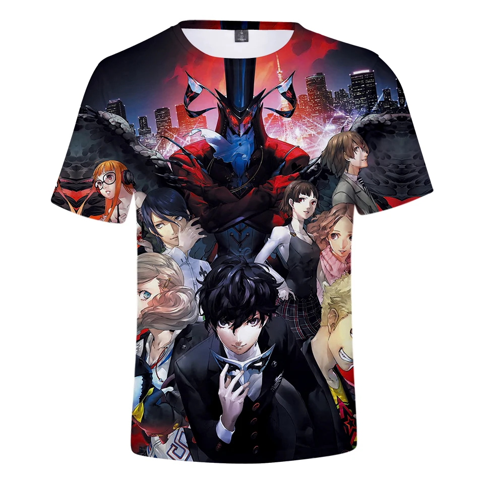Persona 5 3D Print T-Shirts Harajuku Kids Tees Tops Anime Game Cosplay Streetwear Men Women Fashion O-Neck Short Sleeve T Shirt
Persona 5 3D Print T-Shirts Harajuku Kids Tees Tops Anime Game Cosplay Streetwear Men Women Fashion O-Neck Short Sleeve T Shirt