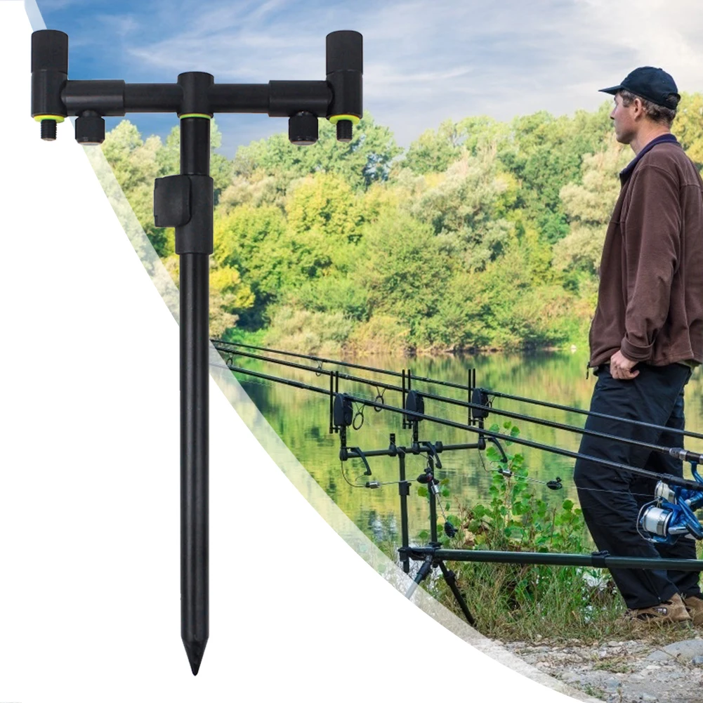Adjustable Carp Fishing Rod Holder Ground Pole Stand with Bite Alarm Indicator for Outdoor Fishing Tool Accessories
Adjustable Carp Fishing Rod Holder Ground Pole Stand with Bite Alarm Indicator for Outdoor Fishing Tool Accessories