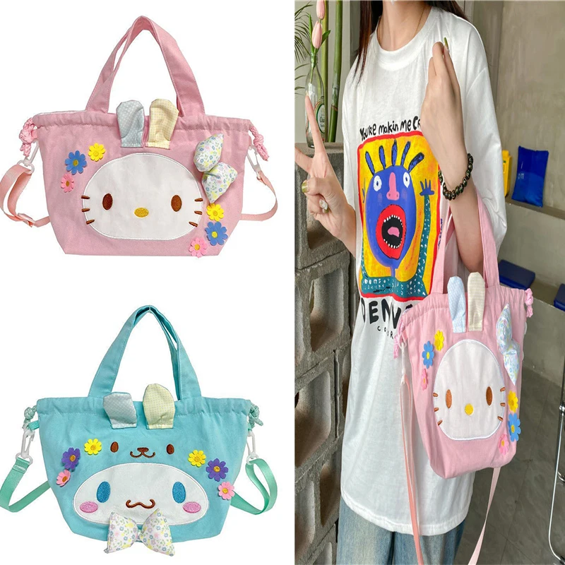 Sanrio Kawaii Hello Kitty Cinnamorol Mymelody Messenger Bag Anime Jk Cosmetic Bag Cute Girl Tote Bag Girl Birthday Holiday Gift
Sanrio Kawaii Hello Kitty Cinnamorol Mymelody Messenger Bag Anime Jk Cosmetic Bag Cute Girl Tote Bag Girl Birthday Holiday Gift