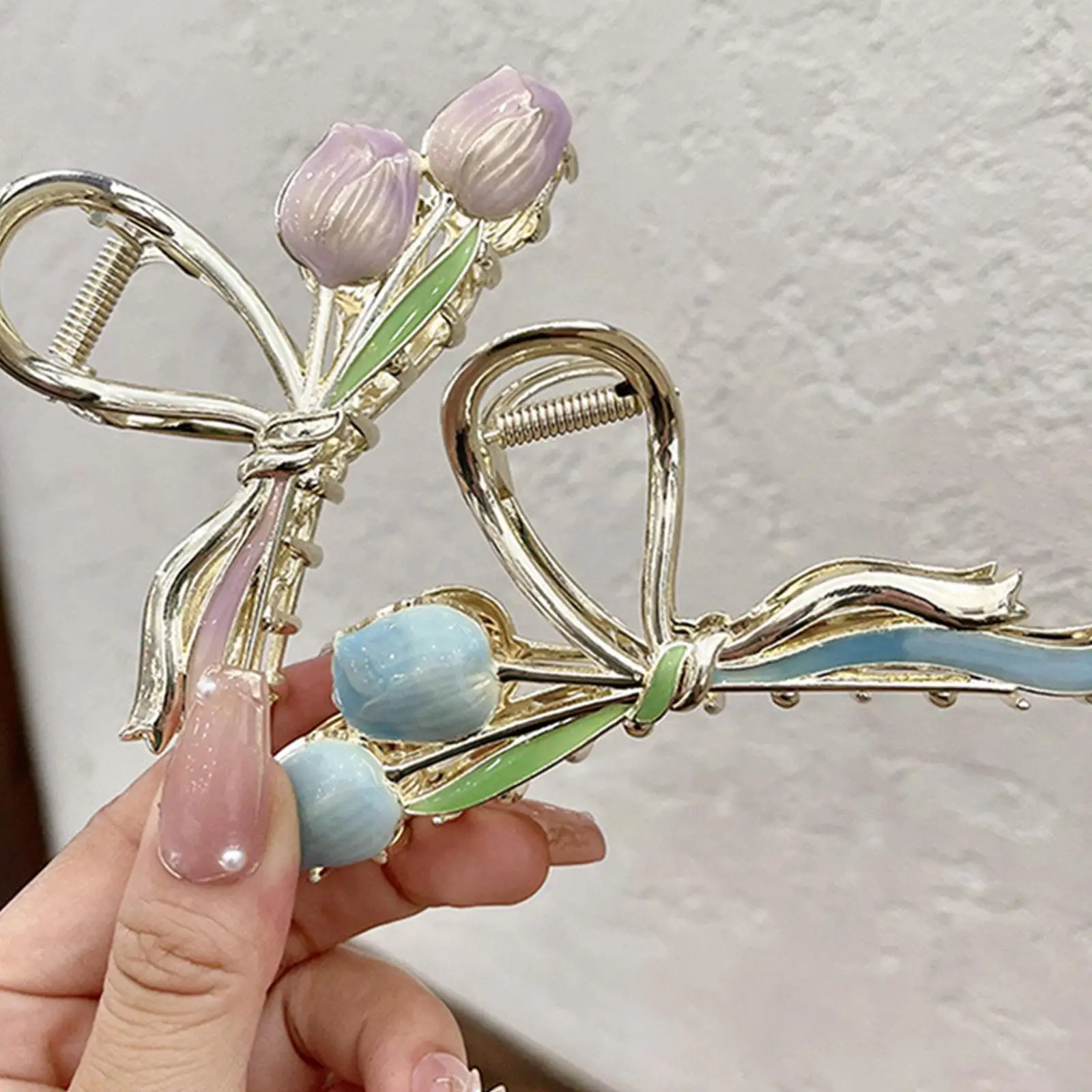 Модный женский тюльпан заколка для волос металлический геометрический Мини головной убор сплав заколка для волос круглая звезда аксессуар...
Модный женский тюльпан заколка для волос металлический геометрический Мини головной убор сплав заколка для волос круглая звезда аксессуар...