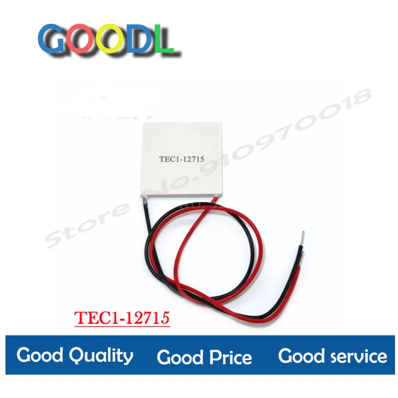 1PCS TEC1-12715 TEC Thermoelectric Cooler Peltier TEC1 12715 12V 15A 40*40mm Peltier Elemente Module Heatsink Cooling Plate
1PCS TEC1-12715 TEC Thermoelectric Cooler Peltier TEC1 12715 12V 15A 40*40mm Peltier Elemente Module Heatsink Cooling Plate