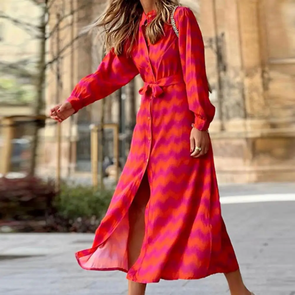 Fashion Midi Dress Intellectual Comfortable Shirt Dress Fashion Gradient Color Wave Print Midi Shirt Dress
Fashion Midi Dress Intellectual Comfortable Shirt Dress Fashion Gradient Color Wave Print Midi Shirt Dress