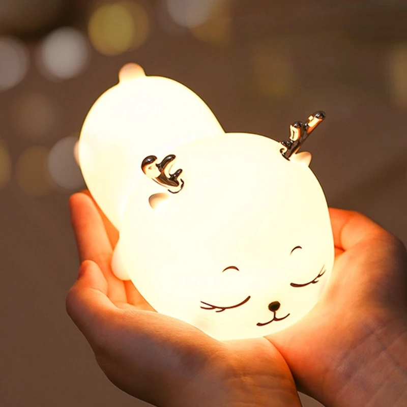 Explosive Cute Deer Sleeping Lamp With Remote Control Home Decor Bedside Soft Light Eye Protection Pat Light Kawaii Room Decor
Explosive Cute Deer Sleeping Lamp With Remote Control Home Decor Bedside Soft Light Eye Protection Pat Light Kawaii Room Decor