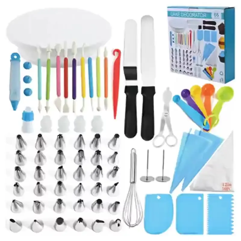Cream Stainless Steel Cake Nozzle Kitchen Accessories 66 piece Set Cream Cake Decor Baking Set Oven Tool
Cream Stainless Steel Cake Nozzle Kitchen Accessories 66 piece Set Cream Cake Decor Baking Set Oven Tool