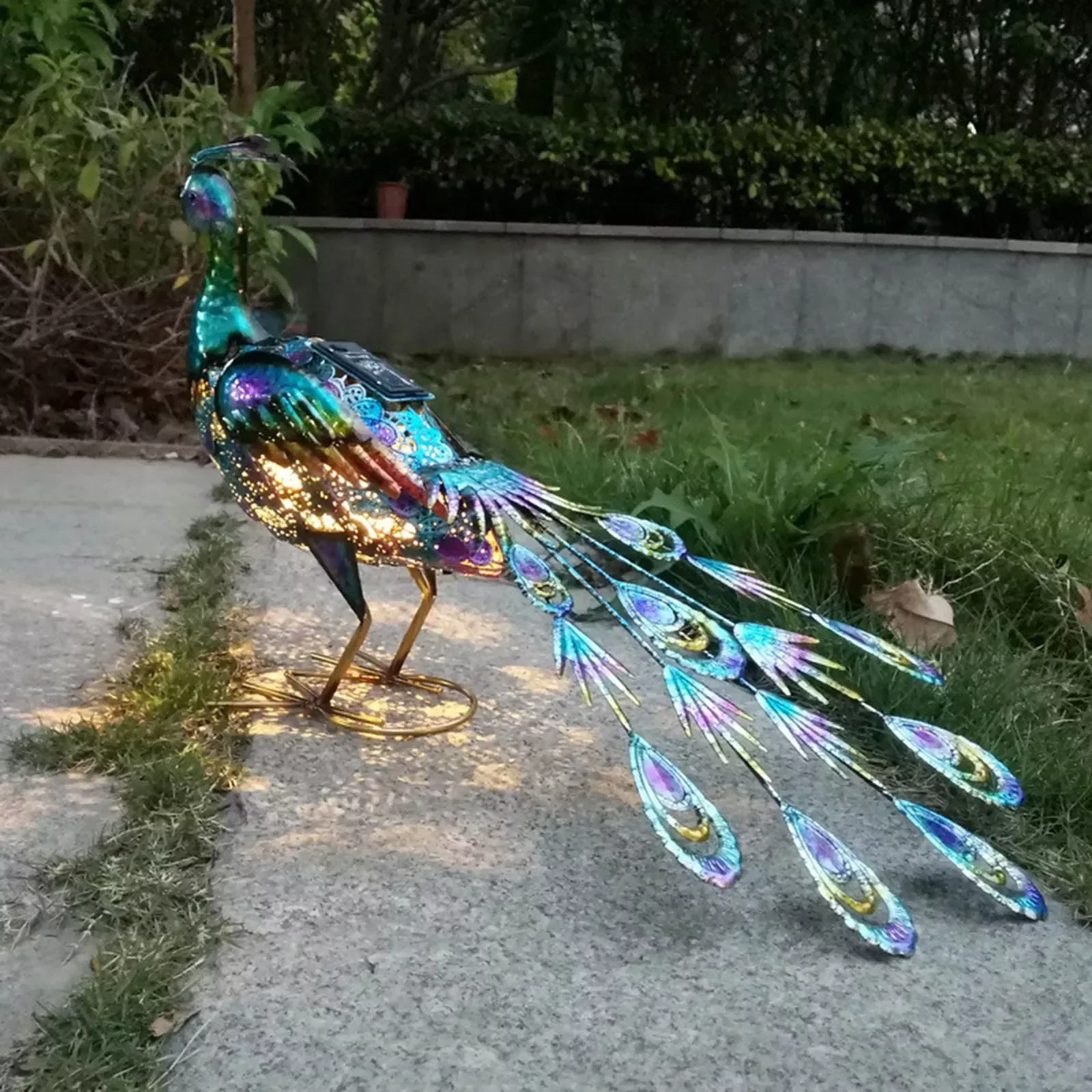 Solar Lights Peacock Statues Garden Decoration Outdoor Lamp Hollow Figurine Path Lawn Metal Sculpture tuin decoratie, jardin
Solar Lights Peacock Statues Garden Decoration Outdoor Lamp Hollow Figurine Path Lawn Metal Sculpture tuin decoratie, jardin