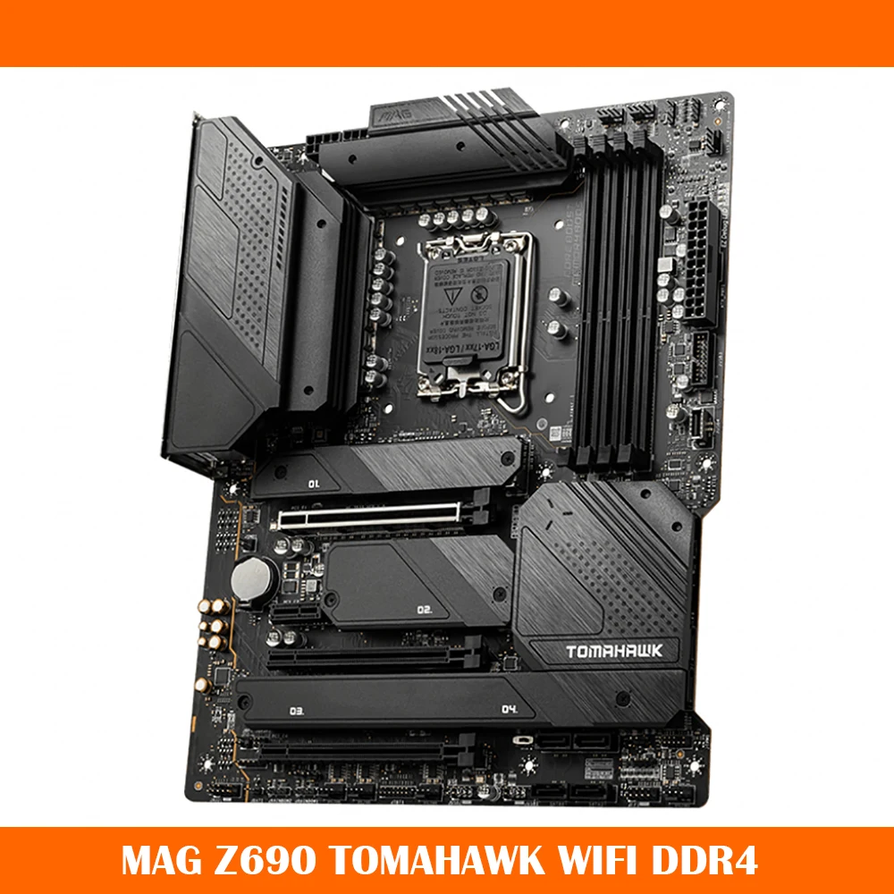 MAG Z690 TOMAHAWK WIFI DDR4 для Msi LGA1700 DDR4 128G поддержка I9 SATA3 * 6 USB3.2 M.2 * 4 ATX настольная материнская плата Быстрая доставка Новинка
MAG Z690 TOMAHAWK WIFI DDR4 для Msi LGA1700 DDR4 128G поддержка I9 SATA3 * 6 USB3.2 M.2 * 4 ATX настольная материнская плата Быстрая доставка Новинка