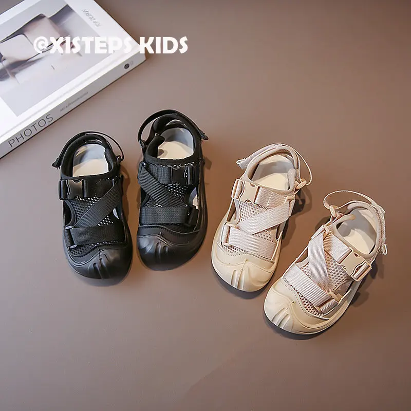 Stylish Cool Baby Summer Sandals For Girls Boys Non-slip Black Khaki Kids Beach Sandals toddler shoes Mesh Outdoor Footwear
Stylish Cool Baby Summer Sandals For Girls Boys Non-slip Black Khaki Kids Beach Sandals toddler shoes Mesh Outdoor Footwear