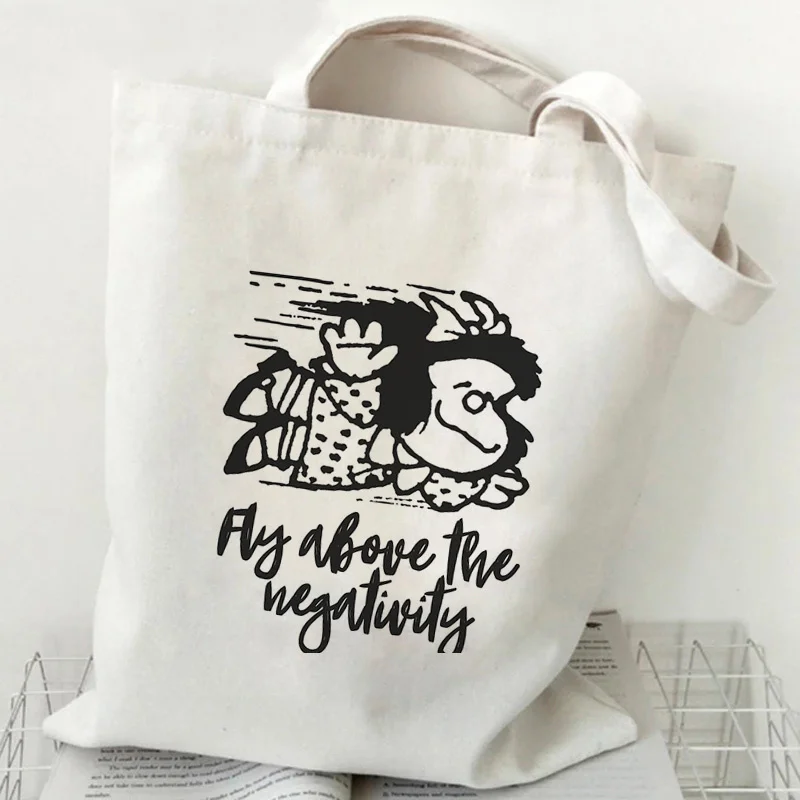 Bags Shopper Bag Tote Shoulder Canvas Messenger Hand Bags Women's Mafalda Cartoon Casual Cute Kawaii Art Aesthetic Teacher Gift
Bags Shopper Bag Tote Shoulder Canvas Messenger Hand Bags Women's Mafalda Cartoon Casual Cute Kawaii Art Aesthetic Teacher Gift