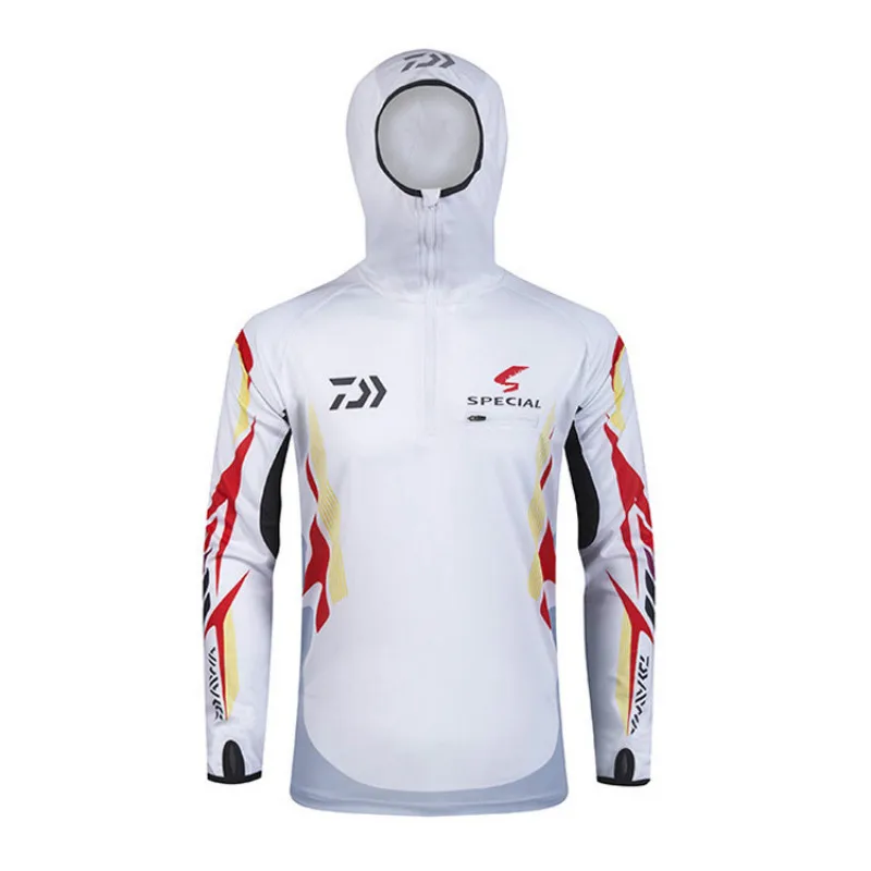 Fishing Clothing Men Sports Outdoor Sunscreen Breathable Perspiration Anti-mosquito Ultra-thin Hooded Fishing Shirt 
Fishing Clothing Men Sports Outdoor Sunscreen Breathable Perspiration Anti-mosquito Ultra-thin Hooded Fishing Shirt