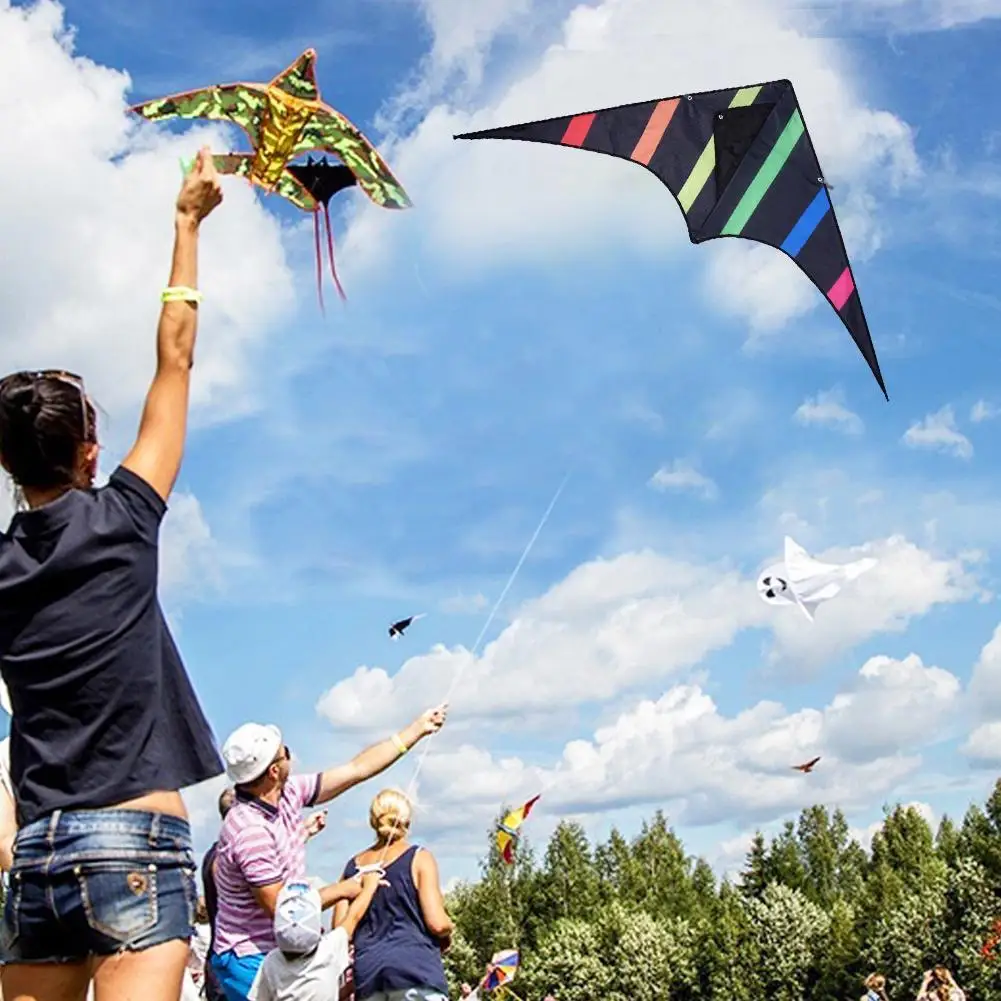 Summer Kite With 30m Line Outdoor Fun Sports Parent-Child Triangle Girls Game Kite Outdoor Toys Funny Supplies Boys Kite Bl L1H1
Summer Kite With 30m Line Outdoor Fun Sports Parent-Child Triangle Girls Game Kite Outdoor Toys Funny Supplies Boys Kite Bl L1H1
