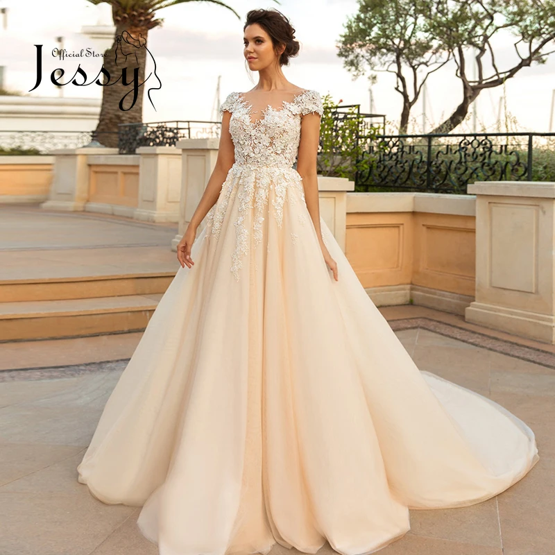Elegant Wedding Dress Organza With Embroidery A-line Floor Length Train Ball Gown O-neck Corset Sleeveless Bridal Gowns Button
Elegant Wedding Dress Organza With Embroidery A-line Floor Length Train Ball Gown O-neck Corset Sleeveless Bridal Gowns Button