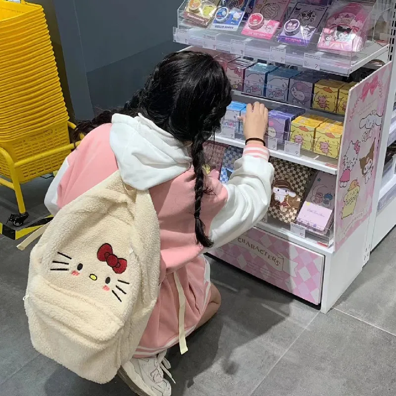 Sanrio, Hello Kitty Kawaii, школьные ранцы, вместительные сумки через плечо для девочек, японский студенческий рюкзак, мультяшная легкая сумка
Sanrio, Hello Kitty Kawaii, школьные ранцы, вместительные сумки через плечо для девочек, японский студенческий рюкзак, мультяшная легкая сумка