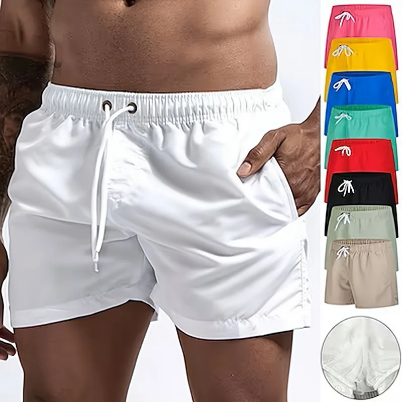 Men's Swim Shorts Swim Trunks Quick Dry Board Shorts Bathing Suit Breathable Drawstring With Pockets for Surfing Beach Summer
Men's Swim Shorts Swim Trunks Quick Dry Board Shorts Bathing Suit Breathable Drawstring With Pockets for Surfing Beach Summer