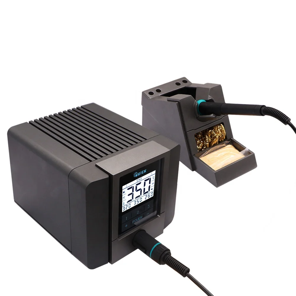 QUICK TS1200A Best Quality lead-free soldering station electric iron 120W anti-static soldering 8 second fast heating Welding
QUICK TS1200A Best Quality lead-free soldering station electric iron 120W anti-static soldering 8 second fast heating Welding